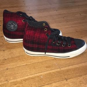 flannel converse